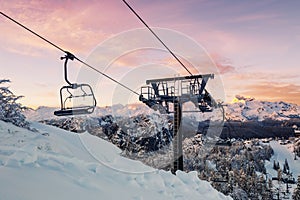 Ski center of Vogel Julian Alps, Slovenia