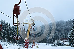 Ski chairlift