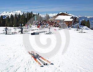 Ski chalet in the Austrian Alps