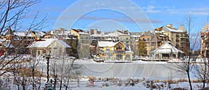 Collingwood Ski Chalet Village Style Resort Landscape