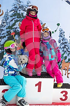 Ski competition winner