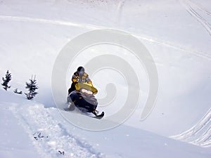 Ski-Doo In Snow