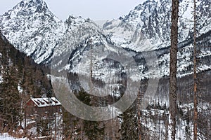 View of the High Tatras mountains