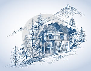 Ski hut