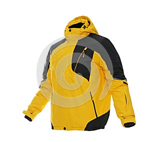 Ski jacket isolated. Winter sport clothes