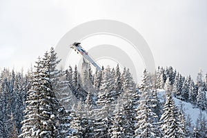 Ski jump in Strbskie Pleso, Slovakia