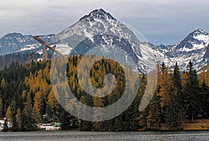 Ski jump tower in High Tatras, Slovakia