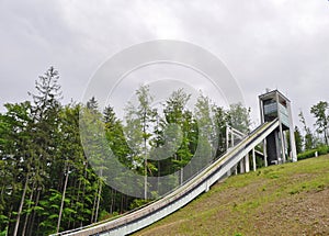 Ski jump in Wisla photo