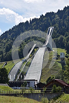 Ski jumping tower Garmisch Partenkirchen photo