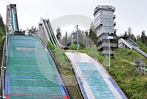 Ski Jumps in Rovaniemi Finland photo