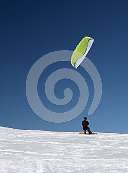 Ski kiting