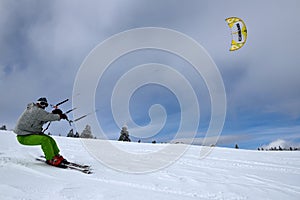 Ski Kiting