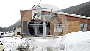 Ski lift cabin Bansko, Bulgaria