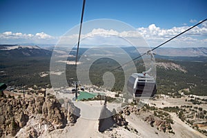 Ski lift in Mammoth Mountain