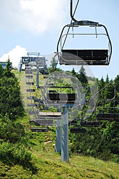 Ski Lift on Monte Zoncolan in Summer 11