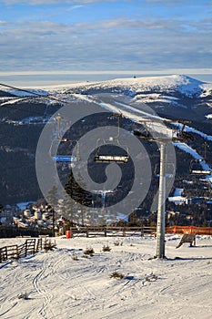 Ski lift in Spindleruv Mlyn