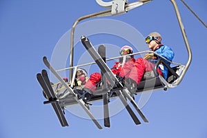 Ski Lift In Yong Pyong Korea