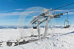 Ski lift in Zabljak Ski Resort