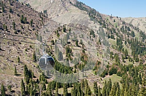 Ski lifts to Shymbulak ski resort