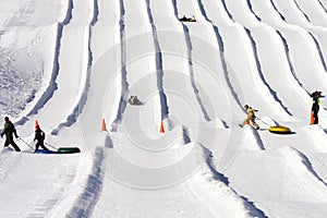 Ski Lodge Snow Tubing Runs