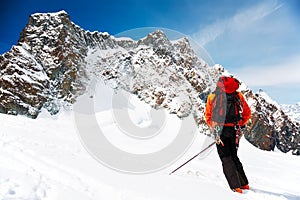 Ski mountaineer photo
