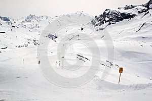 Ski Piste in Austria