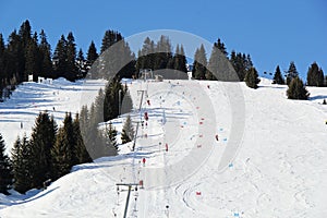 Ski Piste in Austria