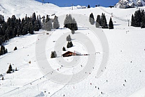 Ski Piste in Lech