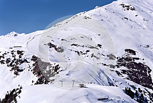 Ski piste in Mayrhofen