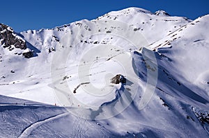 Ski pistes in Mayrhofen photo