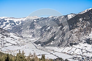 Ski resort Bad Hofgastein, Austria