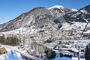 Ski resort Bad Hofgastein, Austria