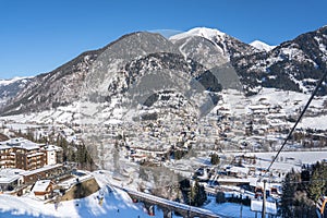 Ski resort Bad Hofgastein, Austria