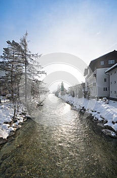 Ski resort Bad Hofgastein, Austria