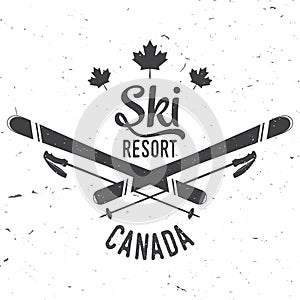 Ski resort, Canada.