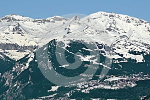 Ski resort of Crans Montana photo