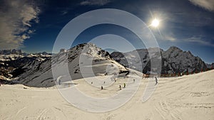 Ski Resort in Dolomites