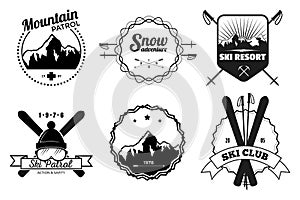 Ski Resort Emblems