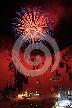 Ski Resort Fireworks