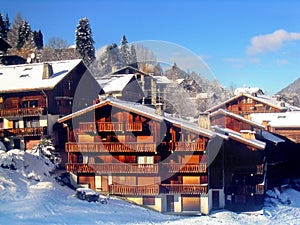 Estación de esquí en Francia 