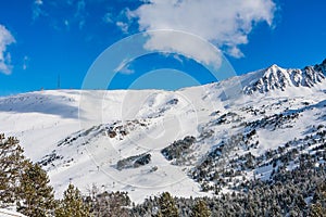 Ski resort GrandVallira. Views of the Pyrenees mountains. Rest with the whole family and friends. Andorra