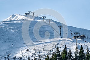 Ski resort Jasna at Low Tatras mountains, Slovakia