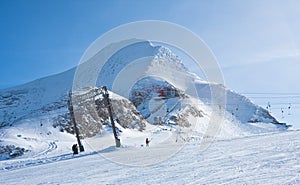 Ski resort of Kaprun, Austria