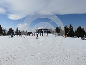 Ski resort Kopaonik Serbia in winter season