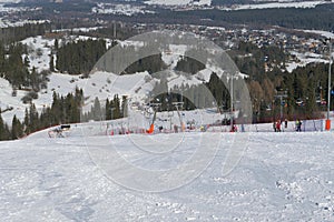 Ski resort Kotelnica in Bialka Tatrzanska.