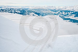 Ski resort Kronplatz in Italian Dolomites