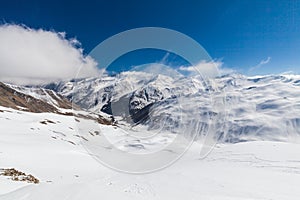 Ski resort Les Orres, Hautes-Alpes, France