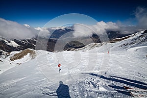 Ski resort Les Orres, Hautes-Alpes, France