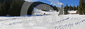 Ski resort panorama