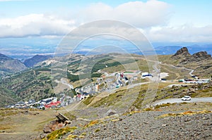 Ski resort Pradollano in spring